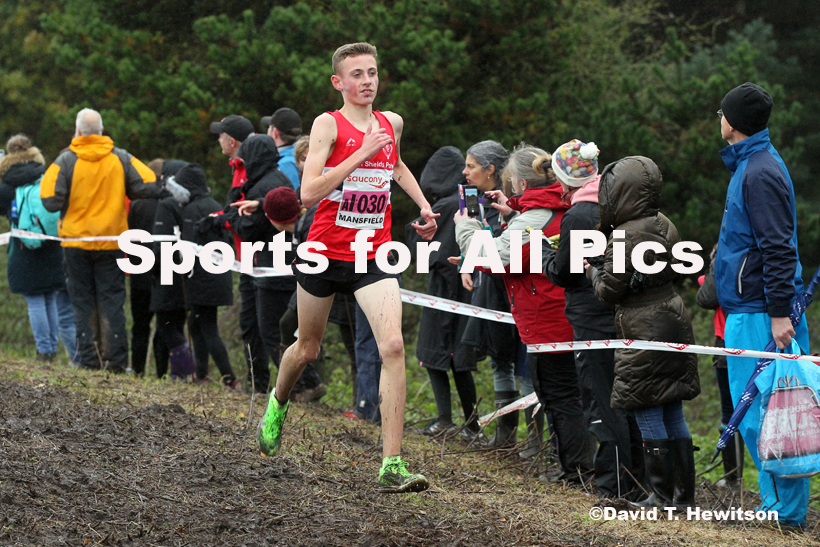Boys under-15s, National Cross Country Relay Champs., Berry Hill Park, Mansfield.  Photo: David T. Hewitson/Sports for All Pics